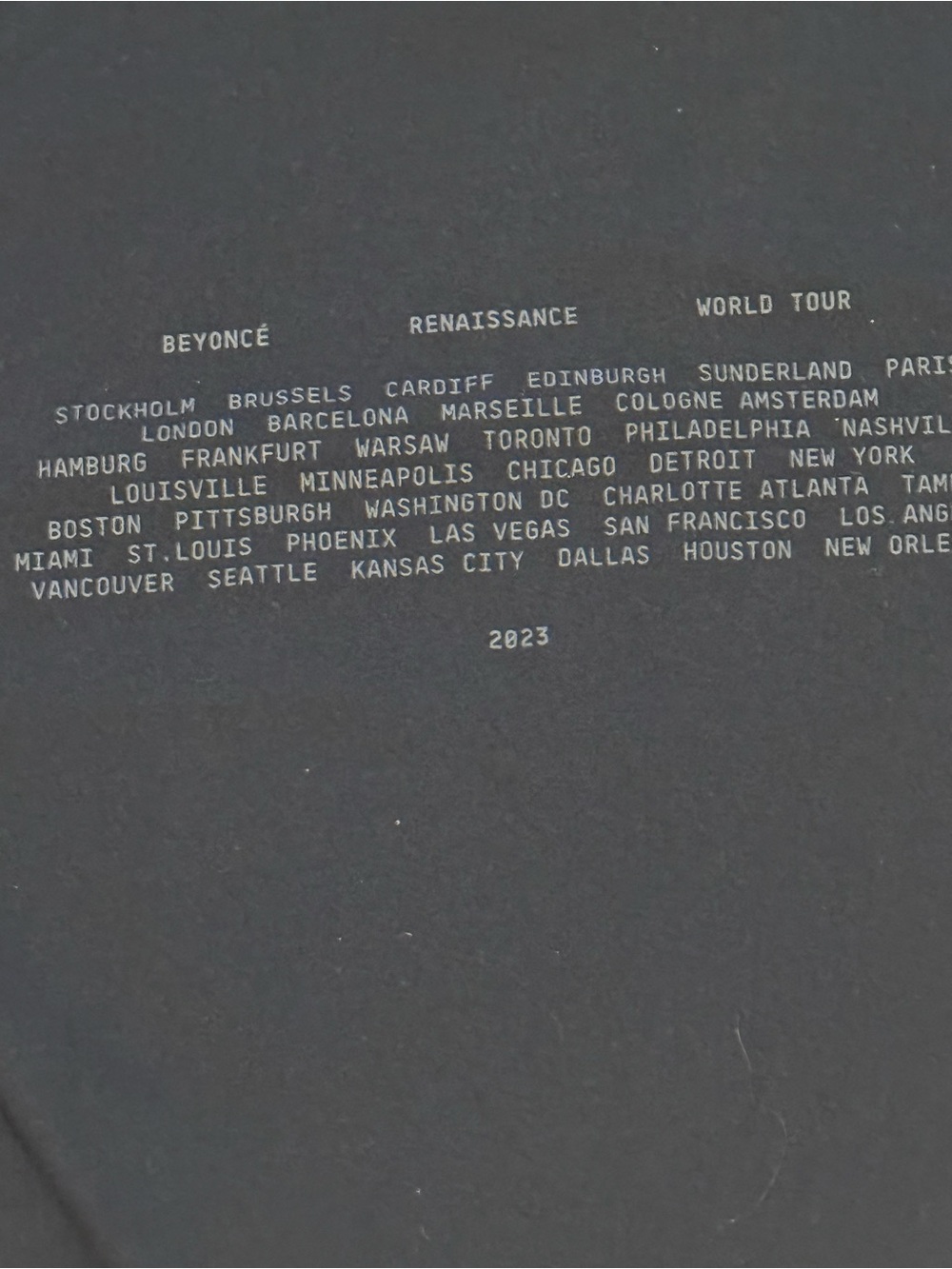 Beyonce RWT Official Merch - Picture 6 of 6